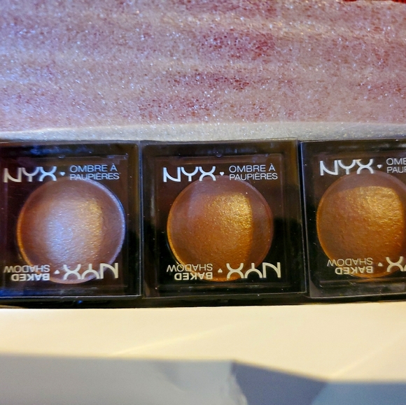 NYX Other - Lot of 3 NYX Cosmetics Eyeshadow VESPER Baked Shadow Radiant